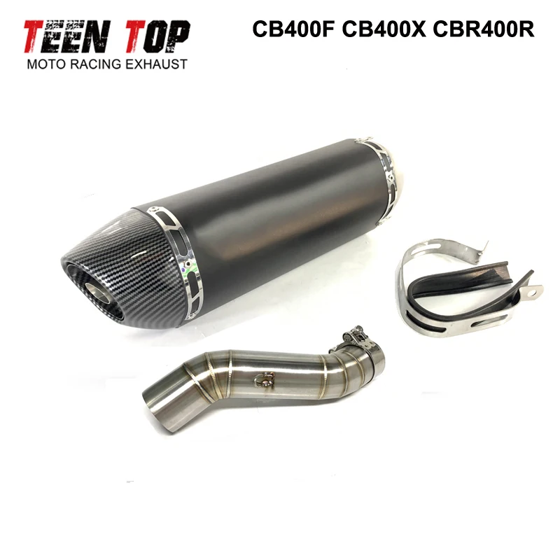 51MM Motorcycle Exhaust Muffler With DB Killer For Honda CB400F CB400X Muffler 2018~2020 CBR400R Exhaust 2016~2020 Motobike Tube - Image 3