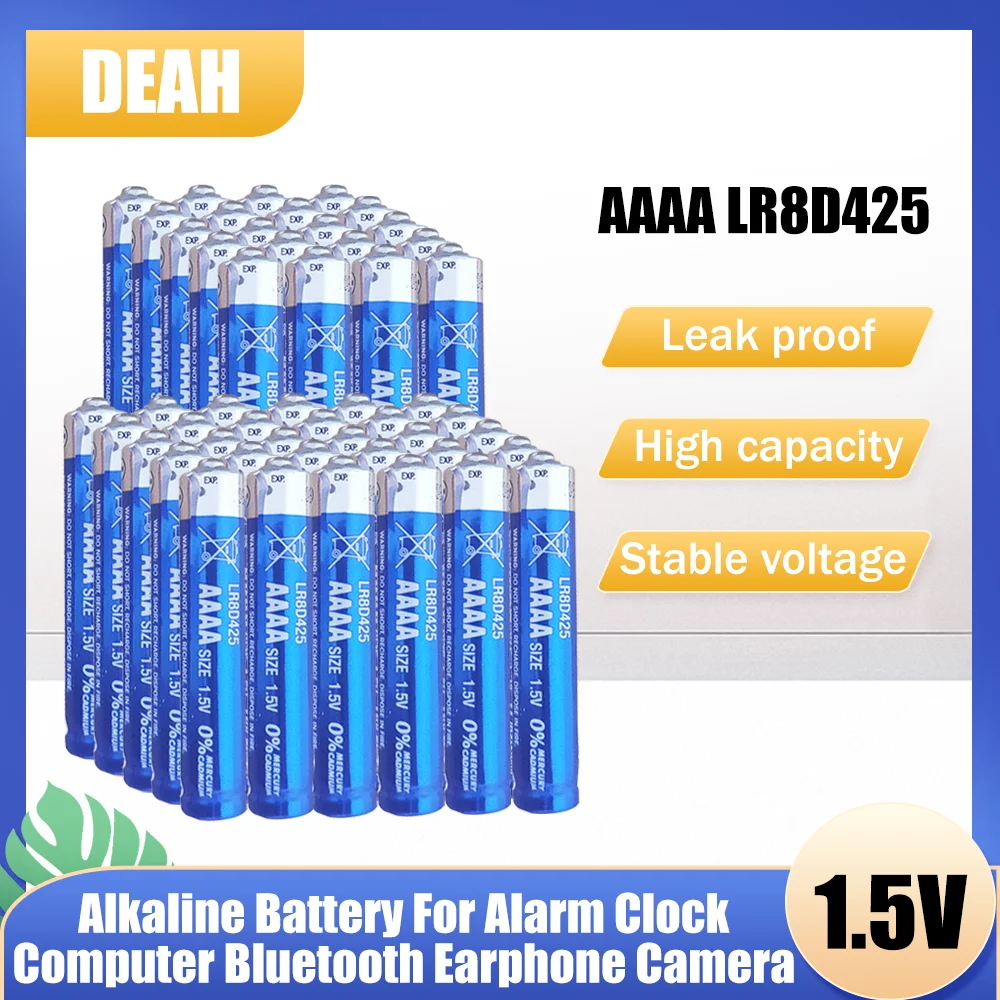 Batería alcalina LR8D425 de 1,5 V, 4A, LR61, AM6, E96, MN2500, para cámara, reloj despertador, juguetes, auricular Bluetooth, 50 piezas| | - AliExpress