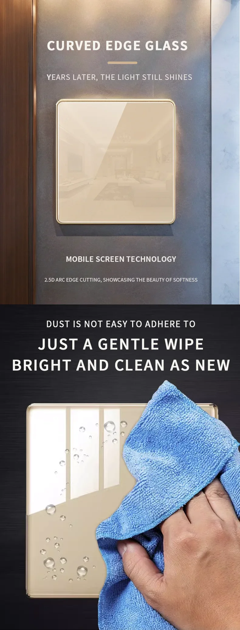 Description Picture 4 of itemT&I Rocker switch 3 Gang 1 Way Black 86 Type 10A 240V Wall Panel Switch Home Business Office Lamp Fixture Control