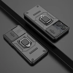 Shockproof Armor Phone Case - Enhanced Protection Cover for Redmi Note12ProPlus (Black)