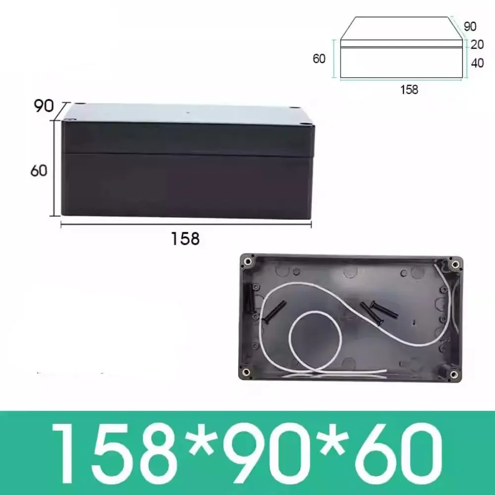 Electronic Enclosure Case Electrical Box Waterproof DIY Housing Instrument Electronic Project Box ABS Plastic Three Layers Security Monitoring Case
