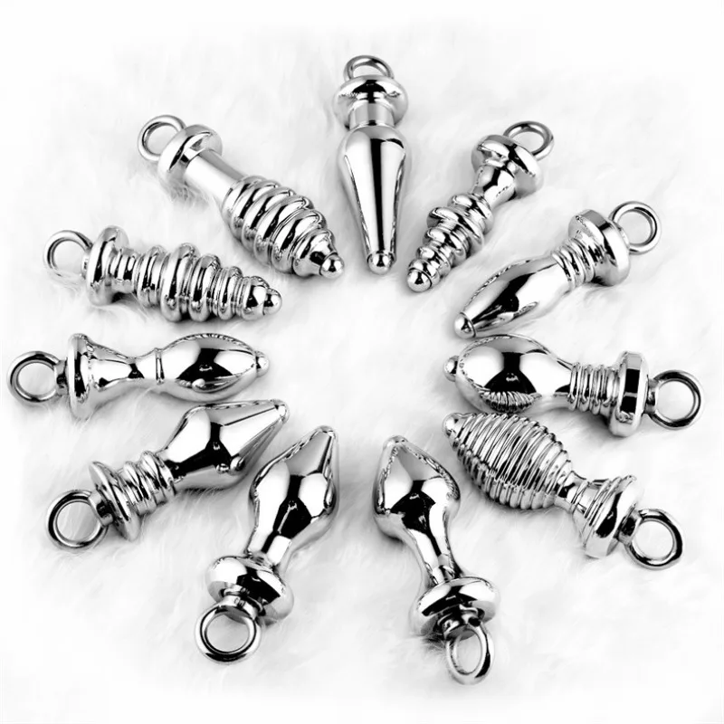 Detachable Anal Plug Stainless Steel Anus Speculum Masturbation Butt Dilation Douche Irrigation Hollow Expander Adult Sex Toy