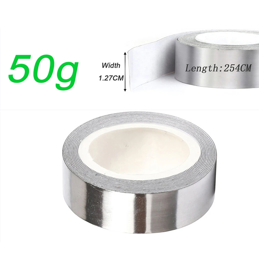 1/2Rolls Professional Golf Weighted Lead Tapes High Density Lead Weights Golf Lead Tapes 30g 50g 100g for Wood Iron Putter Wedge