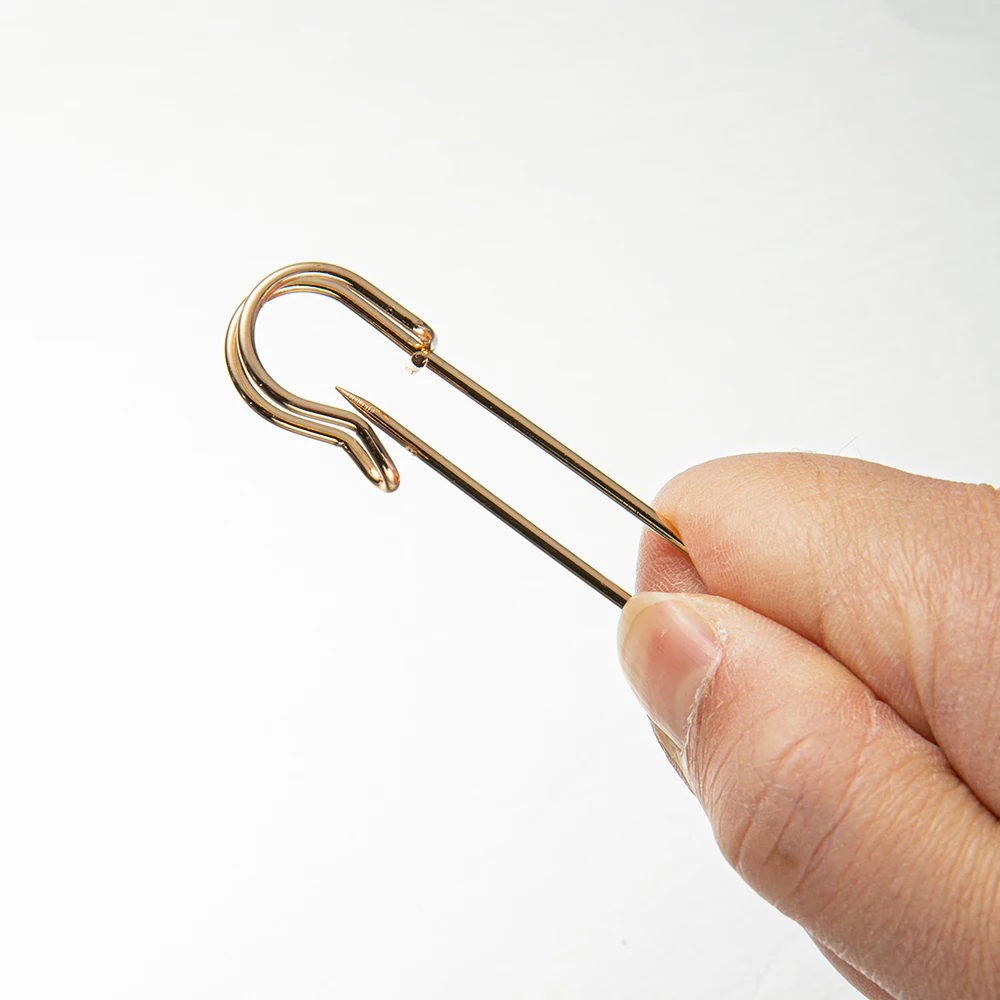 20 teile/los Metall 38-100mm Sicherheits nadeln Brosche leere Basis für DIY Handwerk Näh werkzeuge Schmuck herstellung liefert Zubehör Deko-Teile – Detail 5