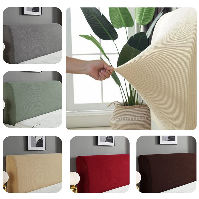 

All-inclusive Bed Head Cover Fabric Soft Package Bed Head Cover Corn Flannel Simple Dust Cover 1.8m1.5m1.2 Bed Protection Cover