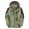 Oversize Men's Winter Inner Fleece Waterproof Jacket Men Outdoor Windbreaker Hiking Camping Skiing Rain Thick Thermal Coat 8XL 1