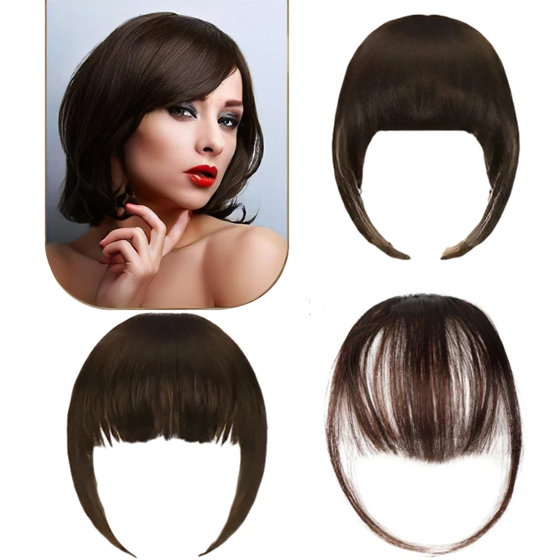 3 стиля зажима для челки боковые