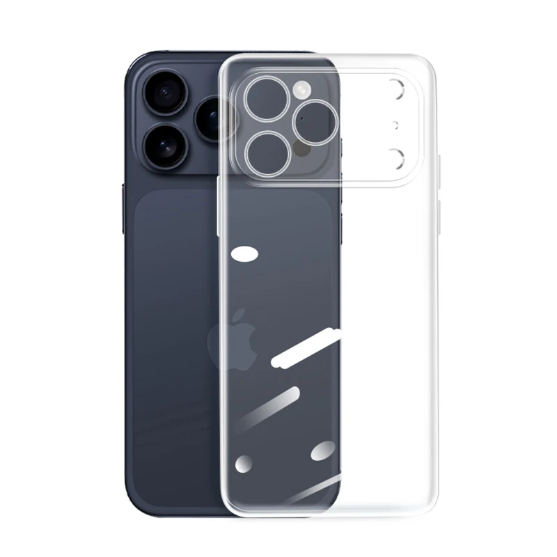 Luxury Ultra-Thin Clear Silicone Phone Case - Soft, Slim, and Stylish Cover
