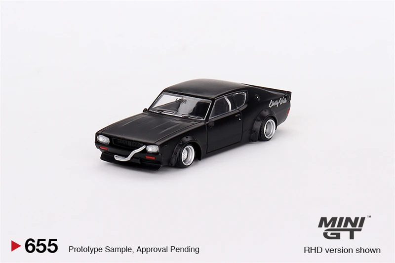 

(Pre-order) MINI GT 1:64 Nissan Skyline Kenmeri Liberty Walk Matt Black Diecast Model Car