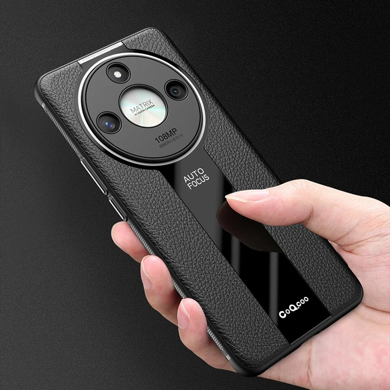 

Роскошный кожаный чехол для Honor X50, Классический Тонкий матовый защитный чехол для Honor X50