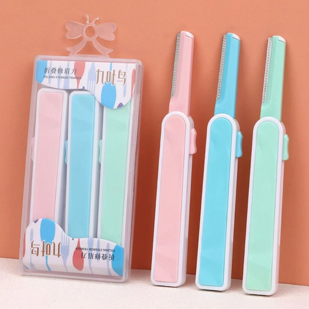 

Eyebrow Trimmer Makeup Tool Safe Eye Brow Razor Face Body Hair Removal Shaver Blades Woman Eyebrows Shaping