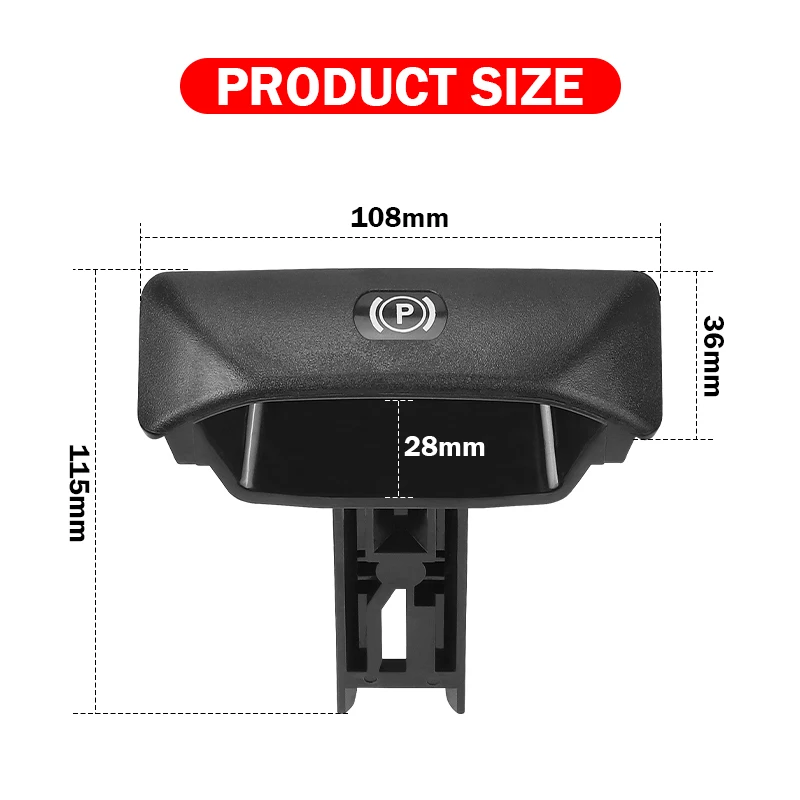 Car Parking Hand Brake Release Handle Switch For Mercedes-Benz C E GLK CLS Class X204 W204 W212 W207 W218 2044270020 2008-
