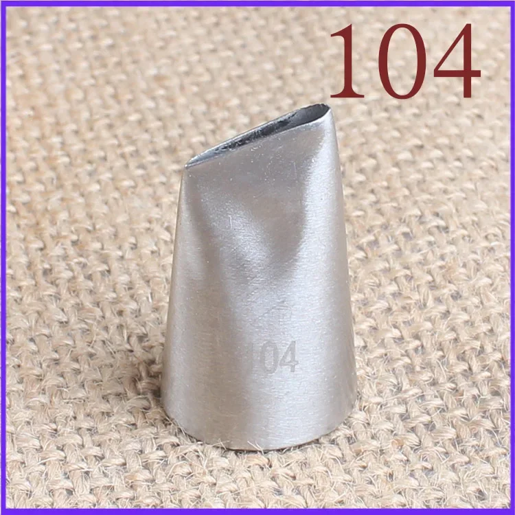 

104# 304 Stainless Steel Rose Petals Decorating Nozzle inside and outside Seamless Baking DIY Tool Small Number molds