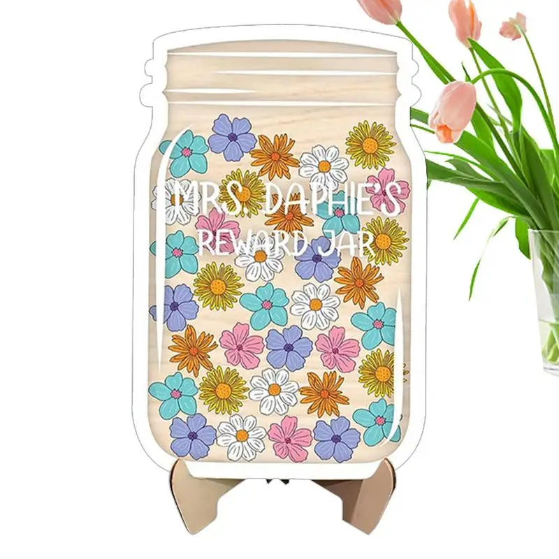 

Behavior Chart For Kids At Home Reward Jars Wooden Base Class Reward Jar Safe And Harmless For Family Classroom