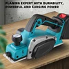 Cordless Wood Electric Planer Rechargeable Handheld Electric Router Trimmer Wood Cutting  DIY Furniture Tools For Makita 21V 2