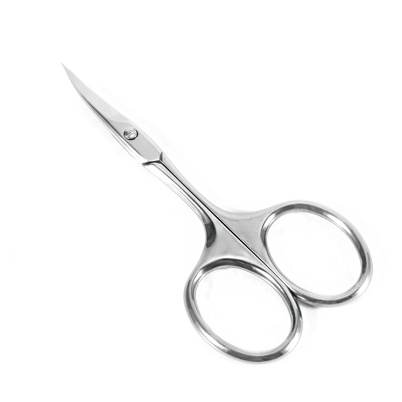 Curved Blade Eyebrow Scissors Professional Stainless Steel Precision Trimmer Eyebrow Eyelash Hair Remover Tool Nose Hair Scissor 5