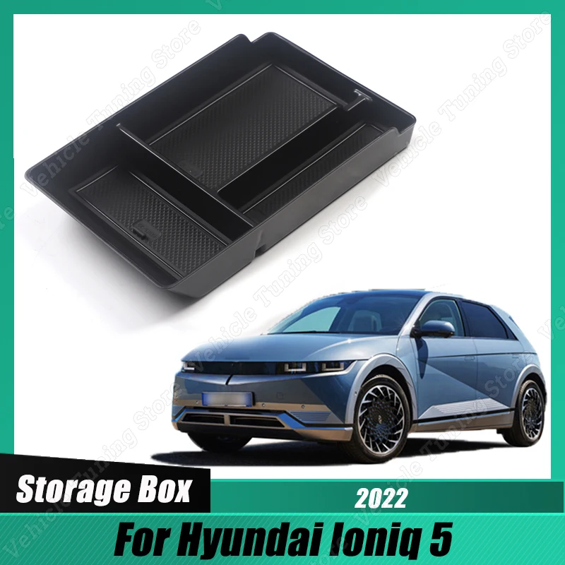 For Hyundai Ioniq 5 2022 Car Central Armrest Storage Box Center Console