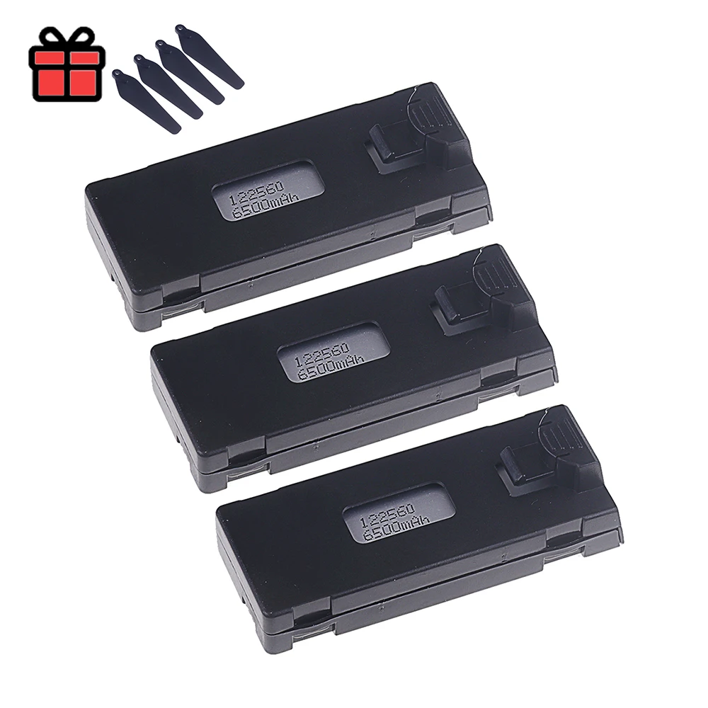 ตัวเลือกสินค้า แบตเตอรี่ชาร์จได้ 3.7V 6500mAh สำหรับโดรน RC