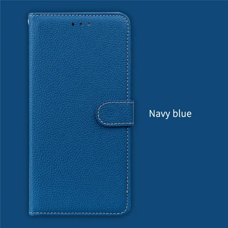Matte Black Flip Wallet Phone Case - Premium Protective Cover