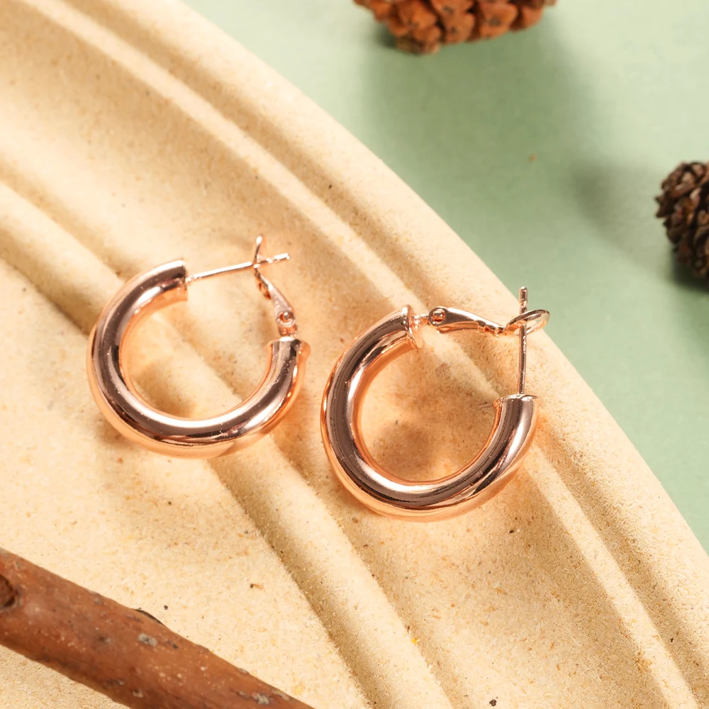 New Earrings Simple beauty Fashion Retro Trendy Pink Earrings exquisite Simple Buckle DIY Jewelry Gifts for Women luxury goods 2