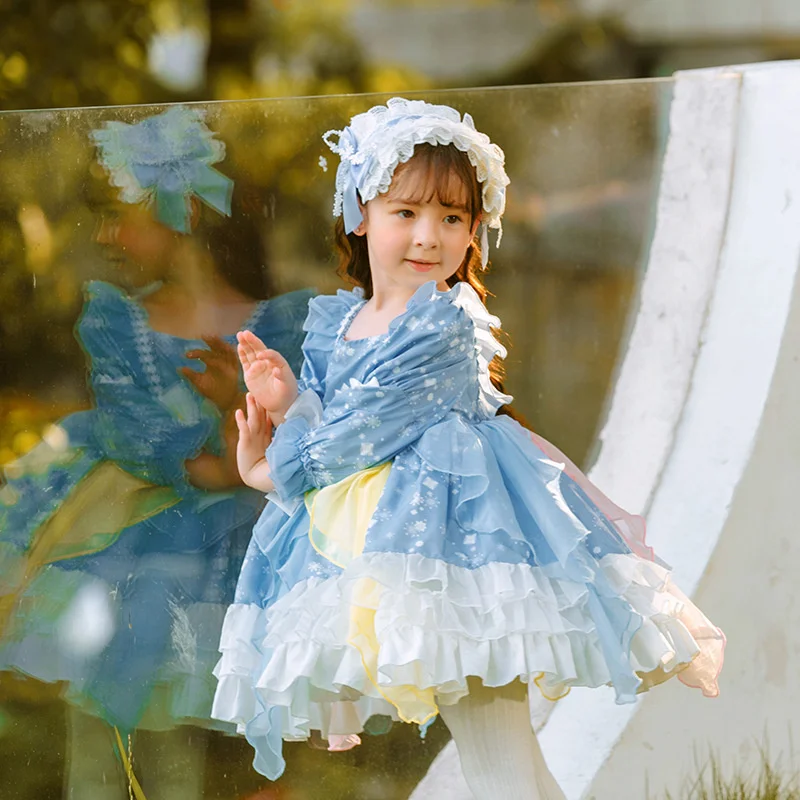 Autumn New Girls Lolita Princess Skirt Children's Early Autumn Lovely Lolita Skirt