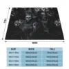 Simon Ghost Riley Throw Blanket funny gift Plaid Retro Blankets 2