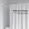 Adjustable Telescopic Clothing Rod Punch-free Adjustable Shower Curtain Rods Extendable Stainless Steel Simple Support Rod 3