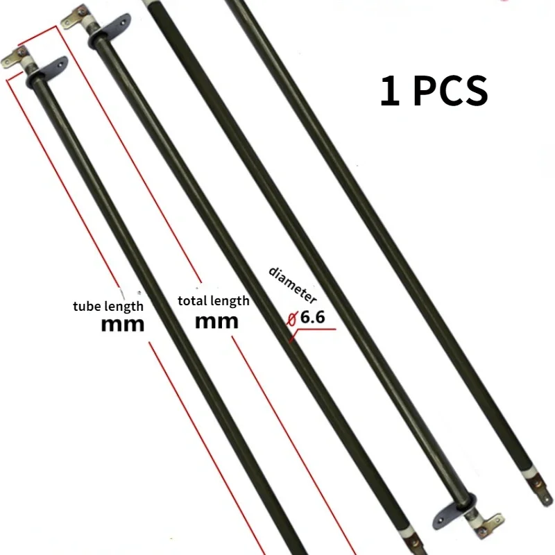 304 스테인리스강 전기 오븐 가열 요소, 전기 오븐 건식 가열 액세서리용, 직경 6.6mm, 110V, 225W-500W