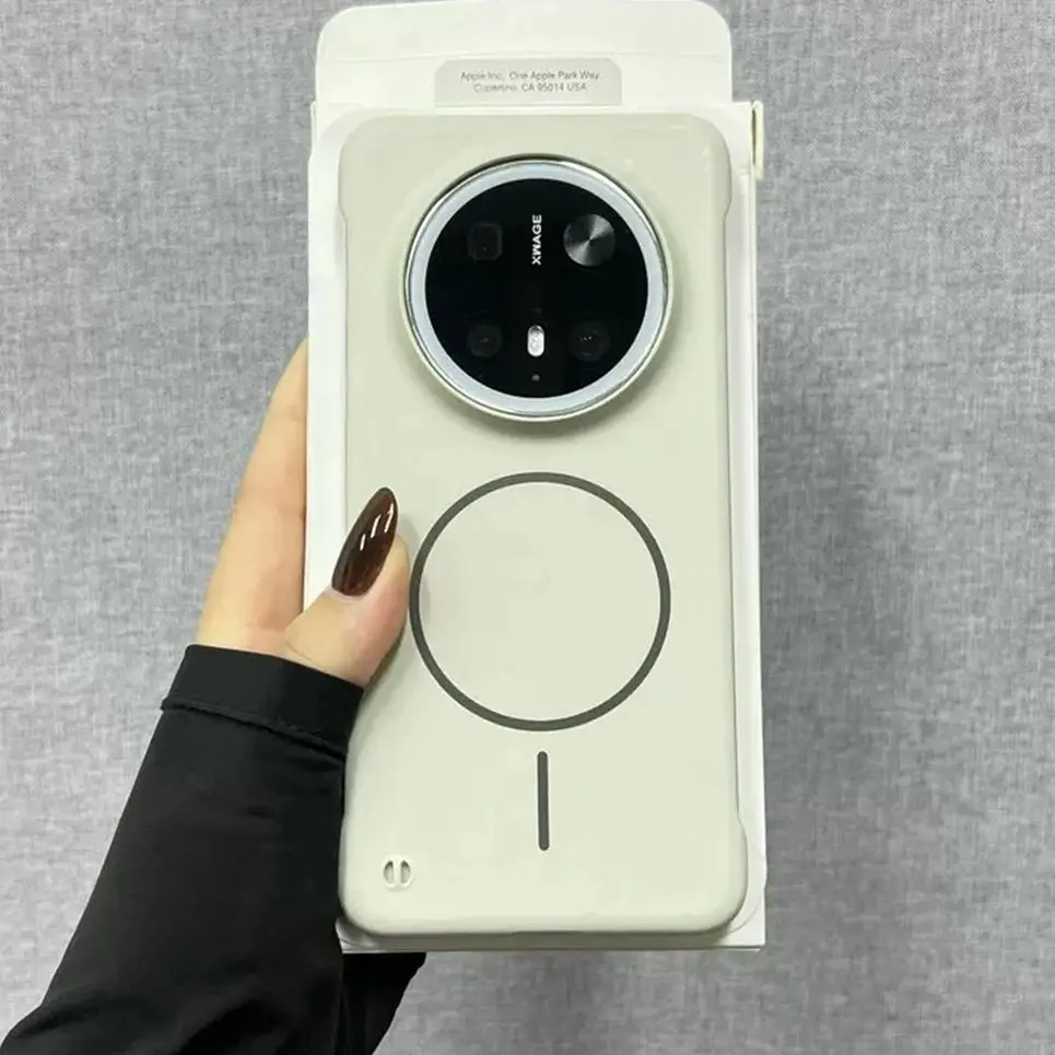Ultra Slim Frameless Magnetic Wireless Charging Phone Case
