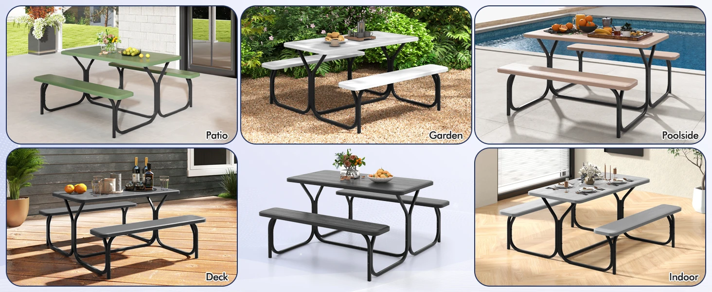 picnic table resin 