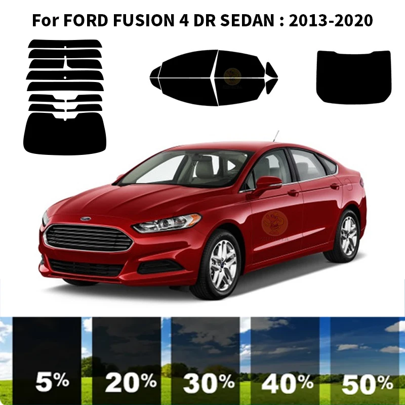 

Precut nanoceramics car UV Window Tint Kit Automotive Window Film For FORD FUSION 4 DR SEDAN 2013-2020