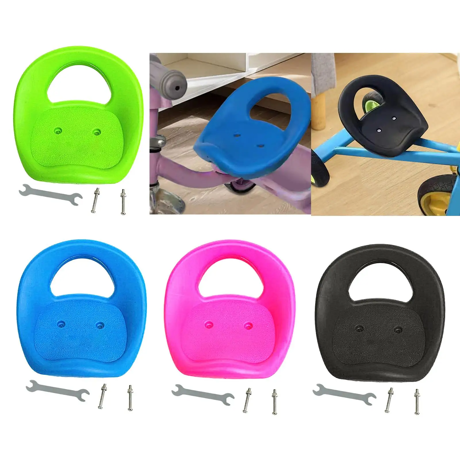 Kids Tricycle Seat Backrest Saddle Kids Tricycle Saddle Go Kart Seat for Toddlers Trike Children Bikes kids tricycle seats