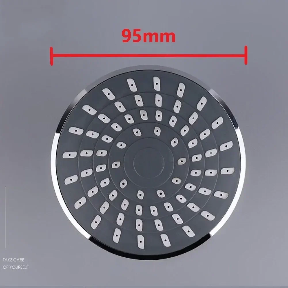 High Pressure Chrome Shower Head Sprayer Rainfall Wall-Mounted Bathroom Fixture Faucet Bathroom Accessories 6