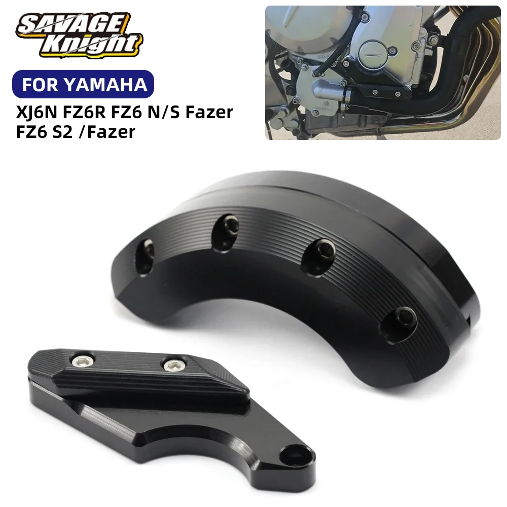 Engine Crankcase Slider Crash Pad For Yamaha FZ6 N/S Fazer XJ6N FZ6R XJ6 N Diversion 2004-Stator Case Protector Guard