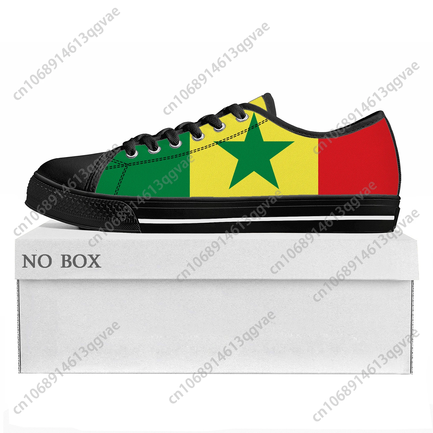 

Senegalese Flag Low Top High Quality Sneakers Mens Womens Teenager Canvas Sneaker Senegal Prode Casual Couple Shoes Custom Shoe