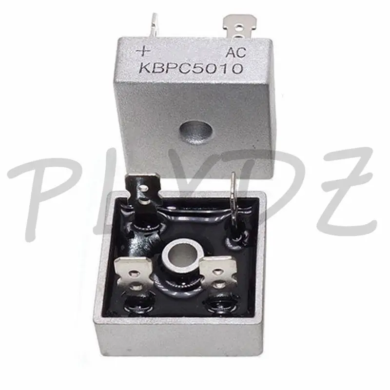 KBPC5010 Diode bridge rectifiers diodes 50A 1000V KBPC 5010 power rectifier diode With Aluminum Heatsink 1Set