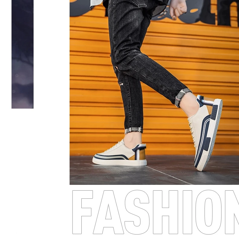 Scarpe da skate casual da uomo in pelle comode per tutti i giorni_voghion.com
