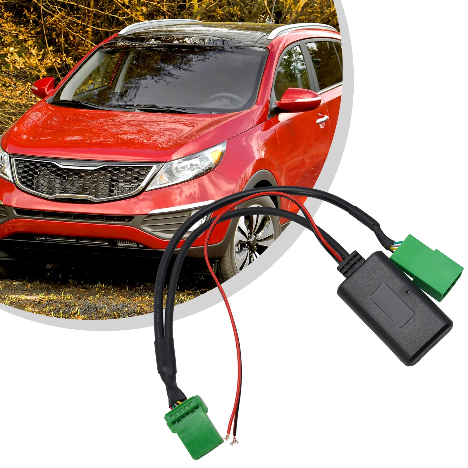 Car Radio Audio Cable Adapter Harness Connector For Land Rover For Range Rover 1.5m Wide Application Interior Car Accessories