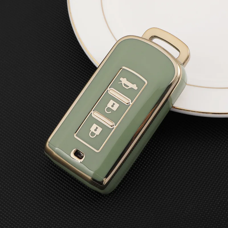 Car Key Case Fob Shell Cover For Mitsubishi L200 Asx Outlander Eclipse Cross Pajero Sport Lancer
