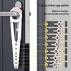 1pc Mini Plastic Cat Door Latch Holder Flexible Puppy Pet Lock Retainer Safe Flap Gate Stopper for Dog Cat Supplies Black/White 3