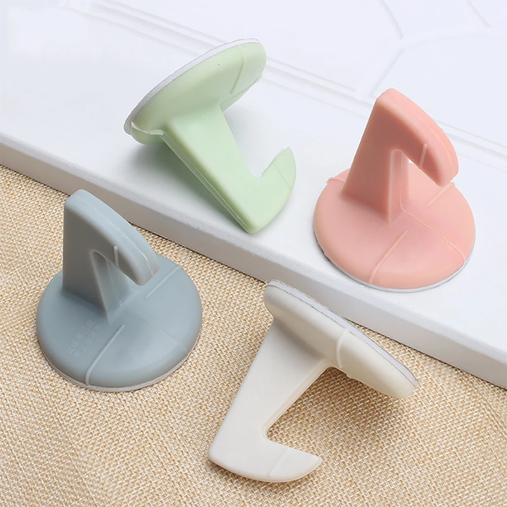 1pcs thickened door stopper rear wall anti-collision pad door handle mute anti-collision stick hook anti vibration pad
