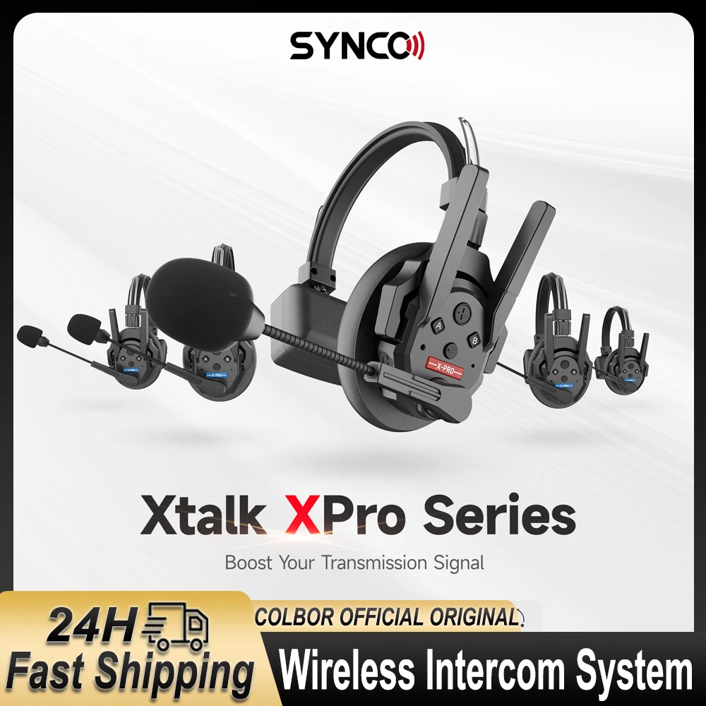 SYNCO XTALK X1 インターコムヘッドセットシステム 全二重ワイヤレスインターコムヘッドセット SYNCO Xtalk X | SYNCO