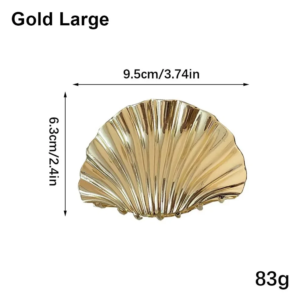 1Pcs Durable Punk Hair Claw Clip Metal Glossy Barrettes Hairpin Headwear For Women