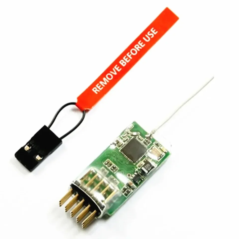 Ricevitore radiocomandato 2,4 GHz F701 7 canali per trasmettitore RC Spektrum DX8 DX7 JR DSMX Ricevitore radiocomandato 2,4 GHz F701 7 canali per trasmettitore RC Spektrum DX8 DX7 JR DSMX