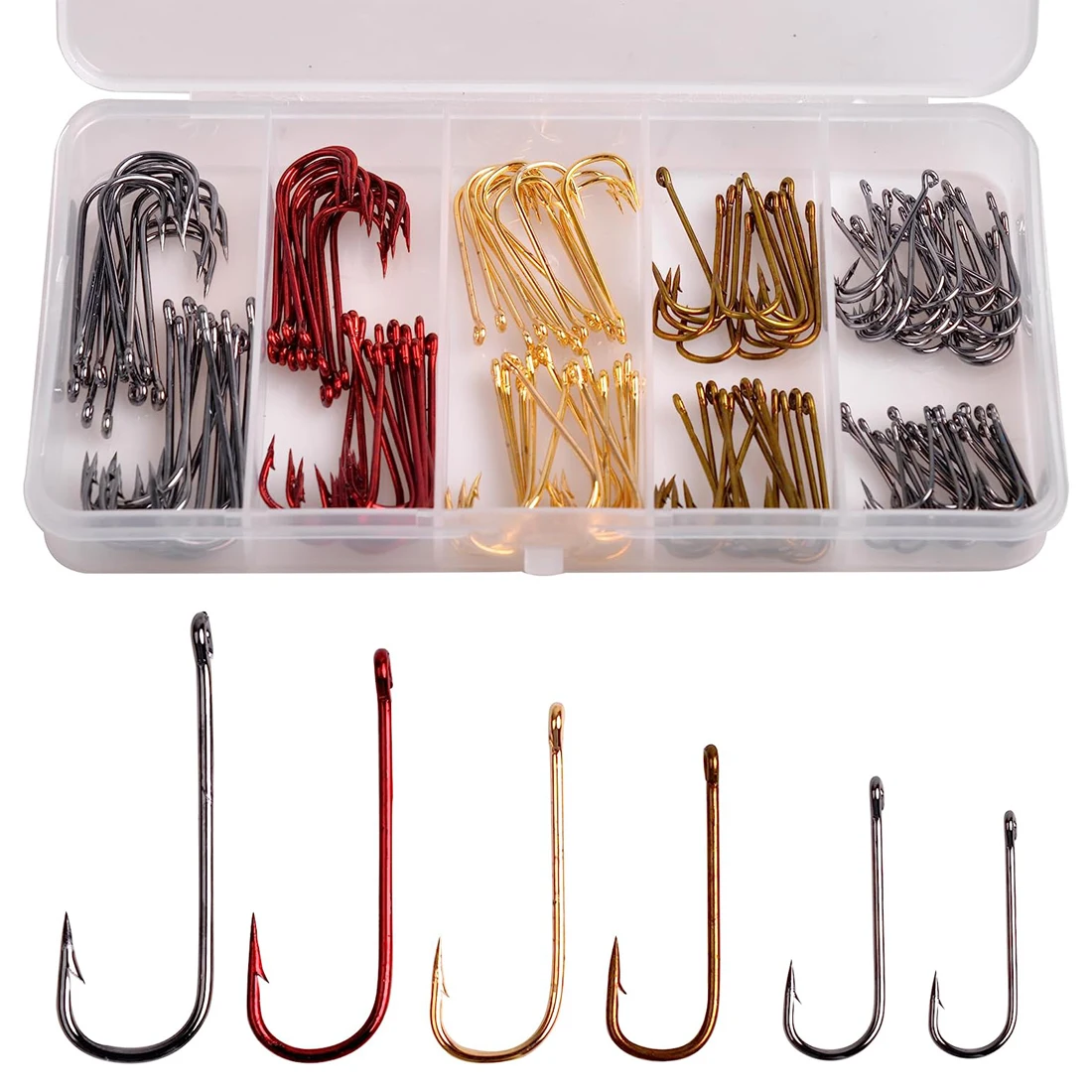 150PCS Aberdeen Fishing Hooks Long shank Light Wire Fish Hook High Carbon  Steel Freshwater Fishing Tackle for Trout Bass Catfish - AliExpress