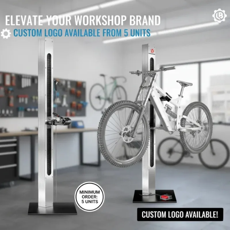 전문 전기 수리 스탠드, 고하중 80kg 용량 알루미늄 합금 자전거 수리 스탠드, 정비소용 리프트