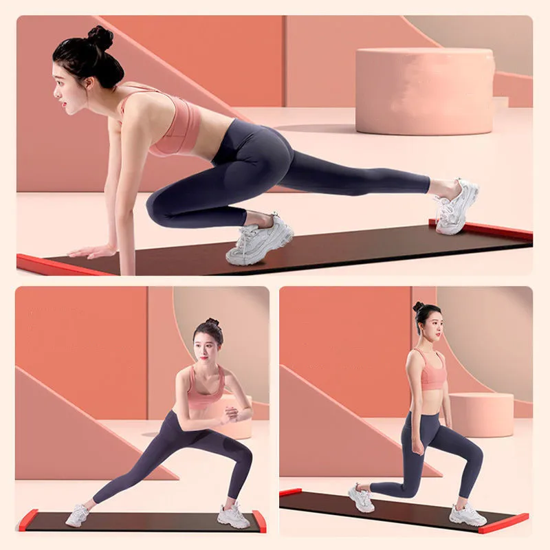 Yoga glide mat Sports Fitness Mat Thick EVA Comfort yoga mat for Exercise, Yoga, and Pilates Gymnastics Sliding Training