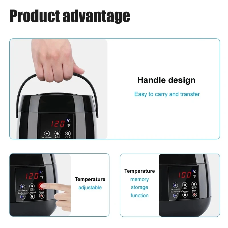 500ML Wax Warmer Digital Wax Heater
