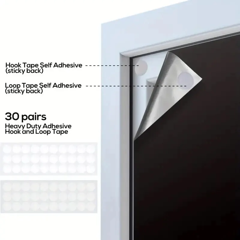 Plain Curtain Simple Polyester Blackout Curtain For Home Decor Portable Foldable Travel Curtains UV Protection Room 1pcs window screen curtain