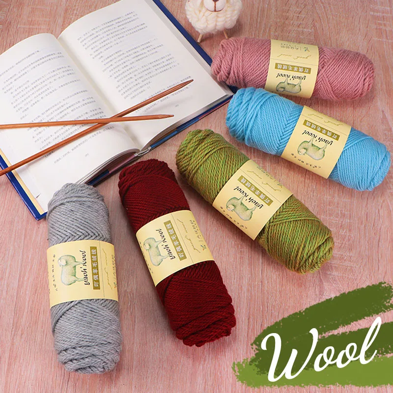 100g Wool Yarn Cashmere Yarn High-quality Soft Silky Warm for Hand-knitting Sweater Coat Scarf Hats Baby Clothes 2